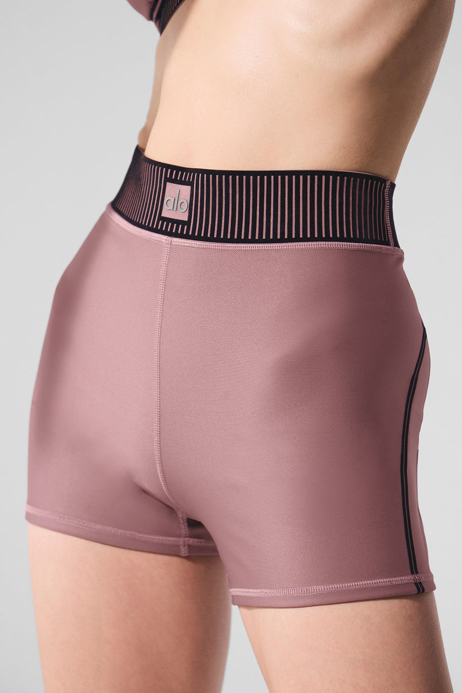Airlift High-Waist Line Up Short - Smoky Quartz — photo 4