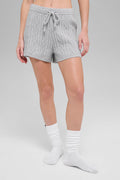 Cable Knit Winter Bliss Short - Athletic Heather Grey — photo 1