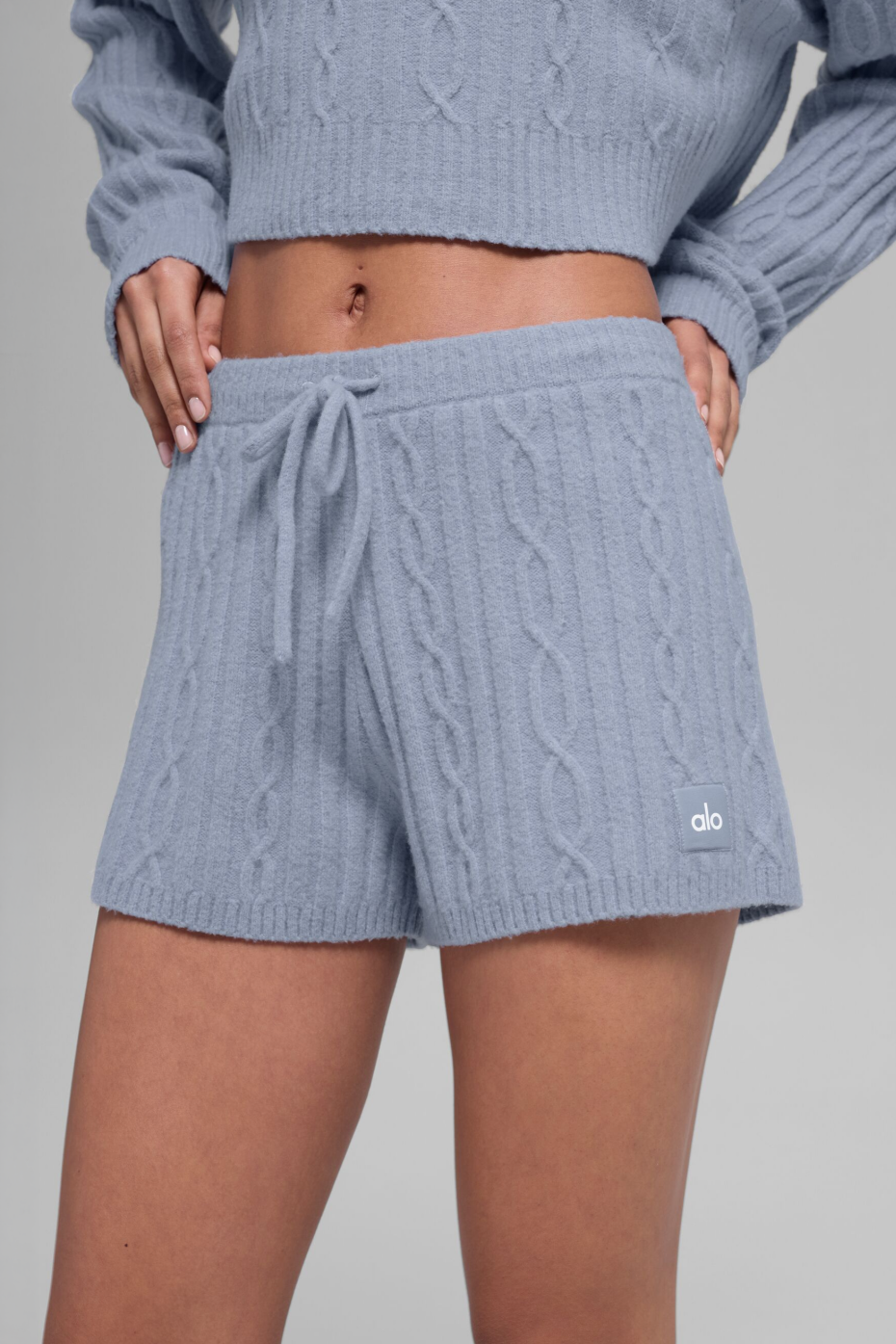 Cable Knit Winter Bliss Short - Winter Frost — photo 5