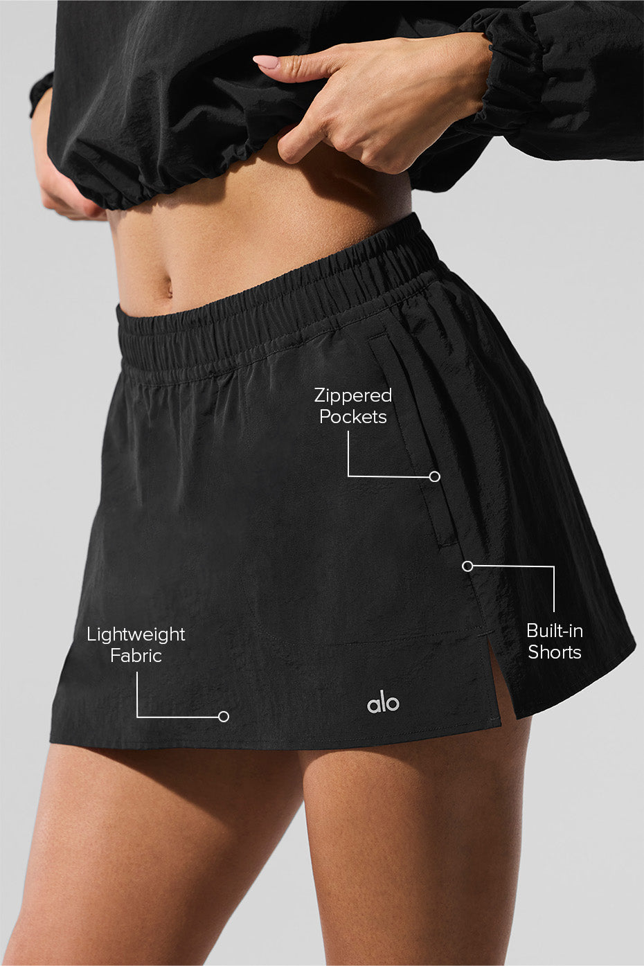 Alumni Tennis Skirt - Black — photo 2