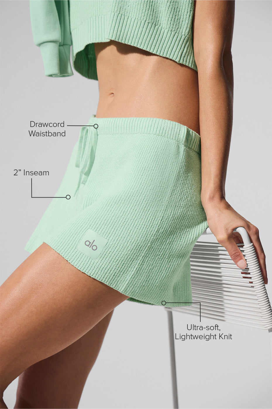 Supernatural Sweater Short - Spearmint — photo 2