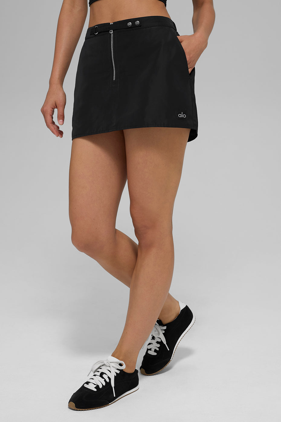 Work It Mini Skirt - Black — photo 1