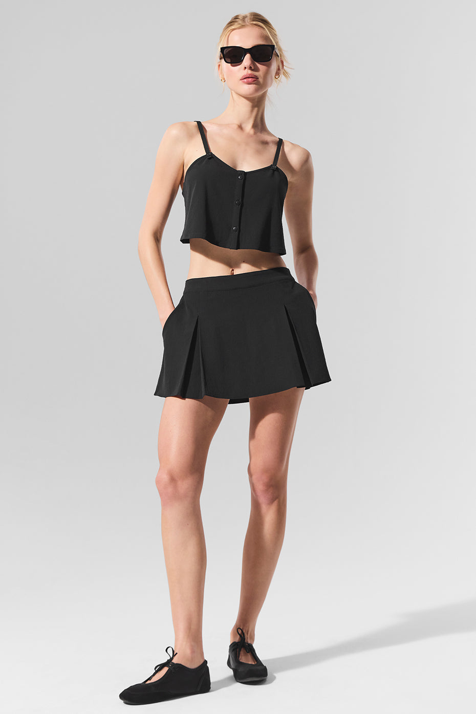 Dreamscape Tennis Skirt - Black — photo 1
