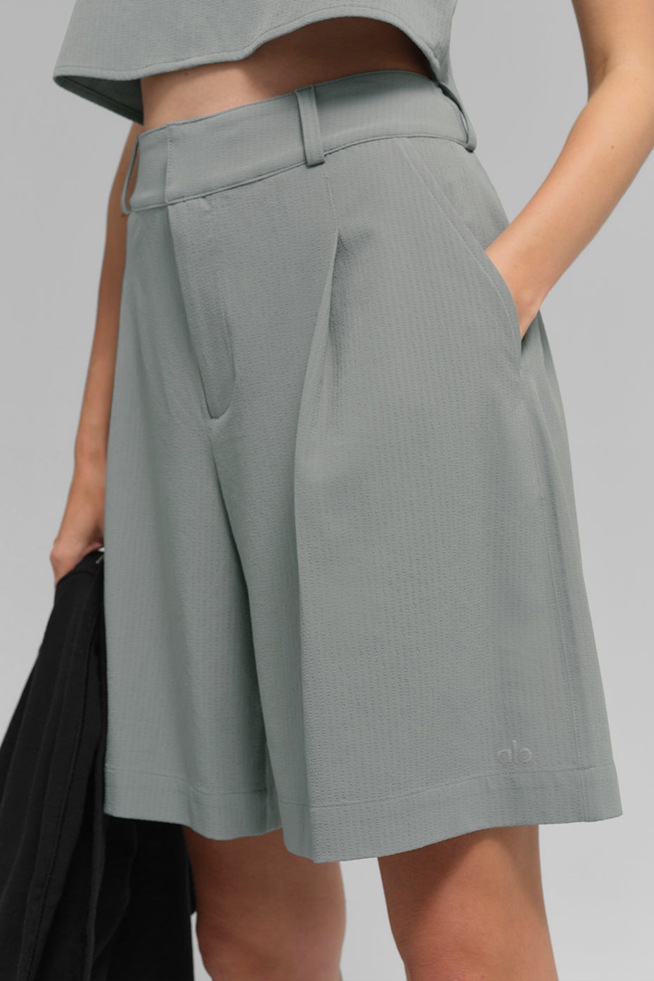 High-Waist Dreamscape Short - Lunar Grey — photo 2