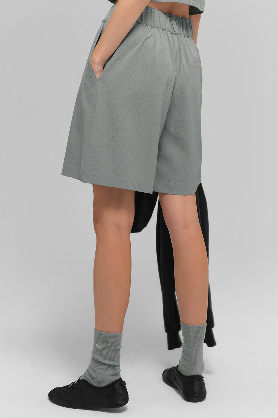 High-Waist Dreamscape Short - Lunar Grey — photo 3