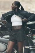 High-Waist Socialite Short - Black — photo 1
