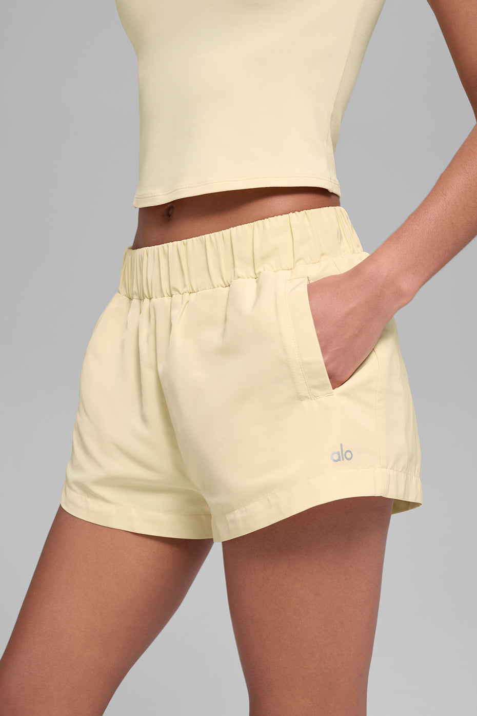 High-Waist Socialite Short - Candlelight Yellow — photo 2