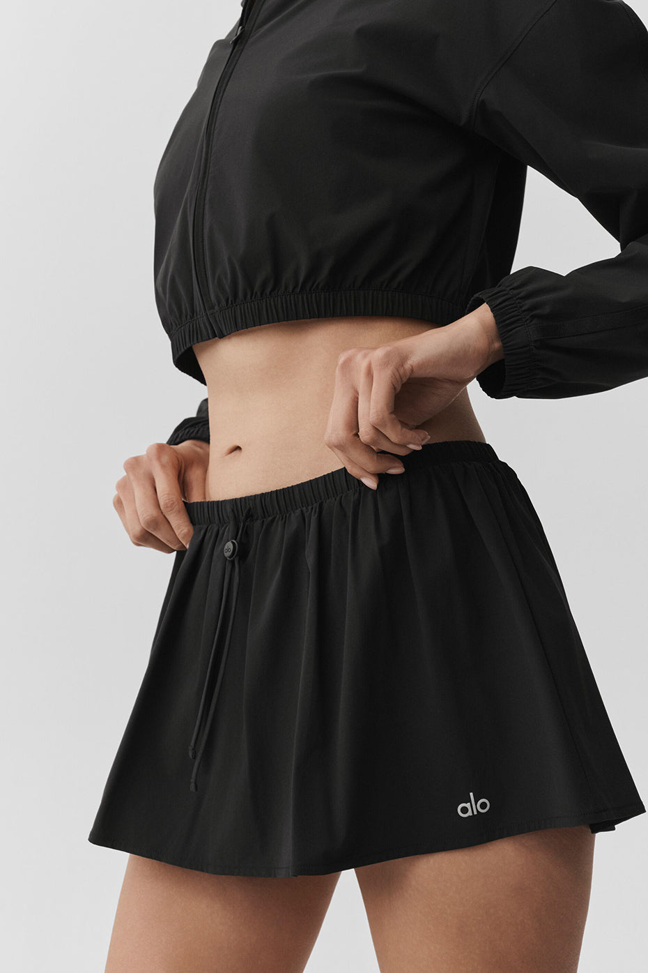 Breezy Tennis Skirt - Black — photo 3