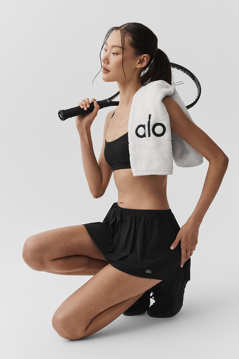 Breezy Tennis Skirt - Black — photo 5
