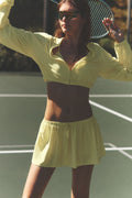 Breezy Tennis Skirt - Sunshine — photo 1
