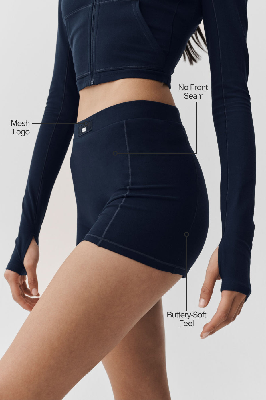 Alosoft Sincere Micro Short - Navy — photo 2