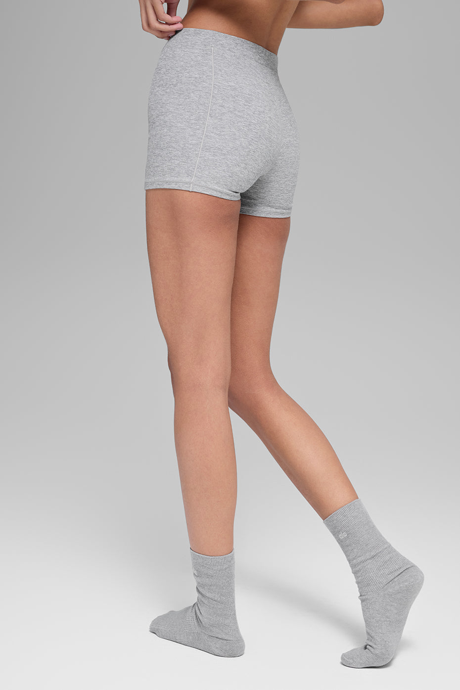Alosoft Sincere Micro Short - Athletic Heather Grey — photo 4