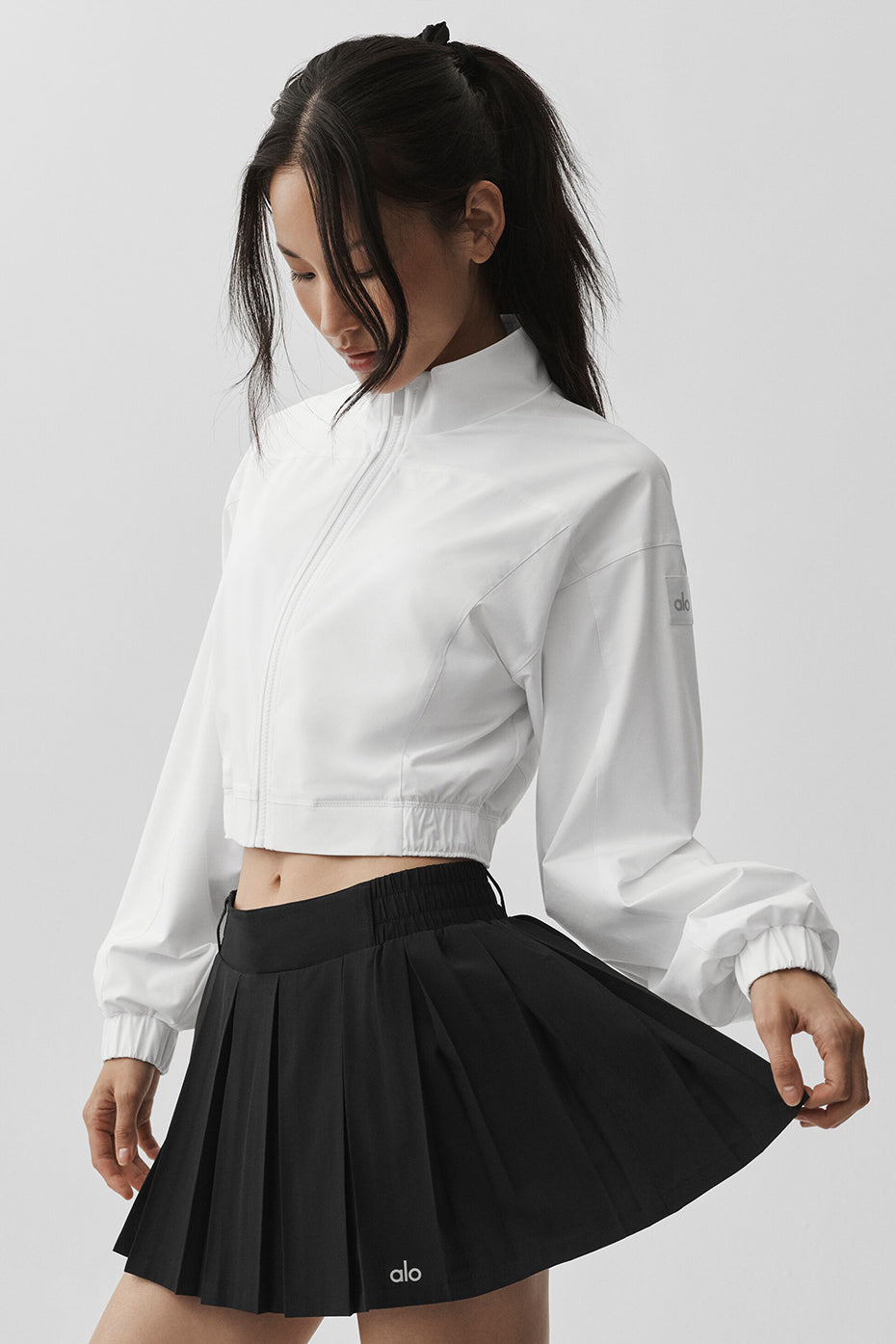 Rally Tennis Skirt - Black — photo 4