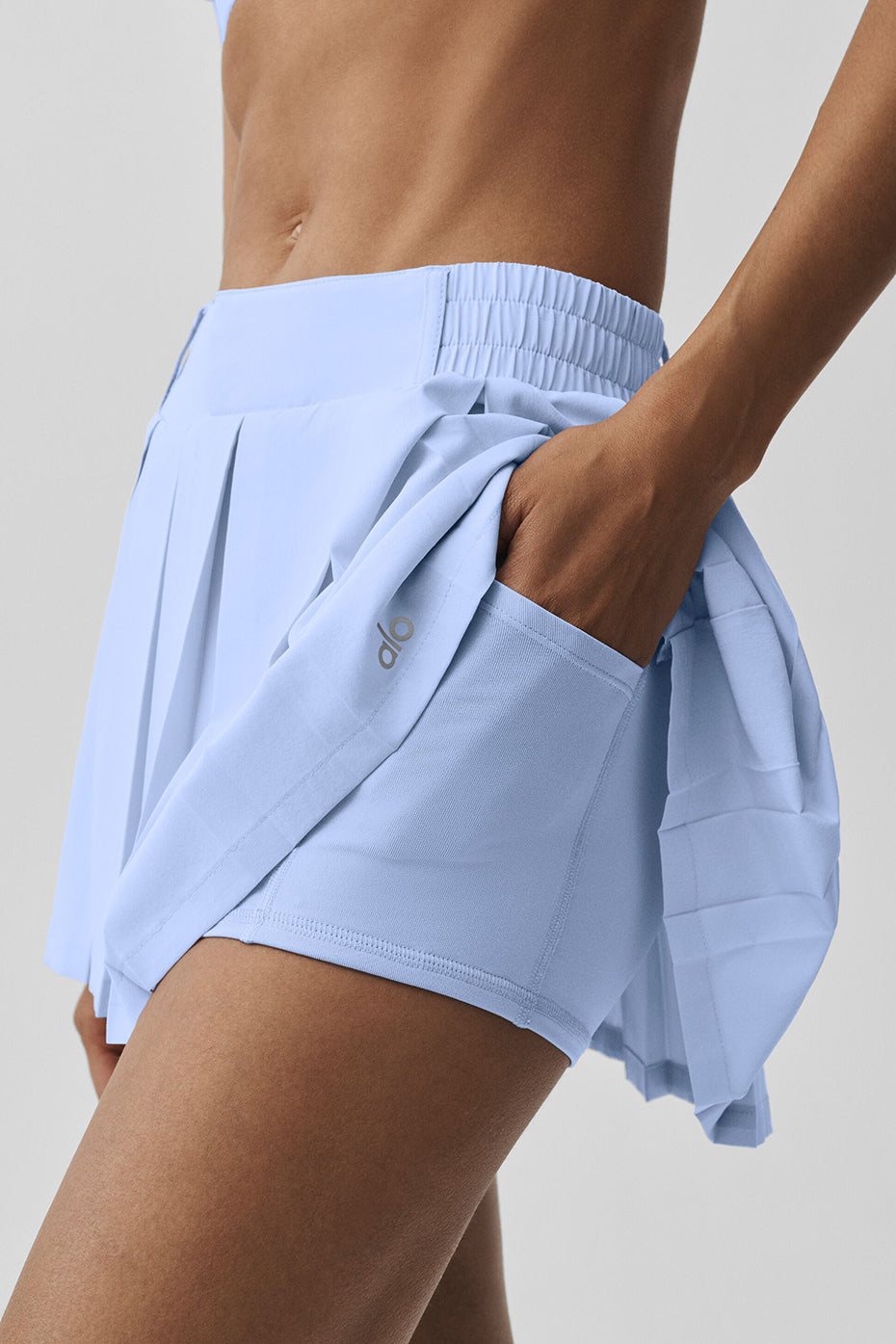 Rally Tennis Skirt - Light Provence Blue — photo 2