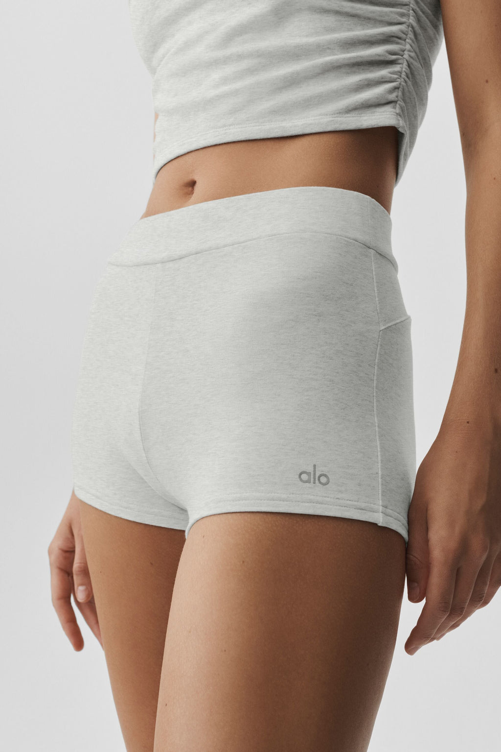 Sway My Way Micro Short - White Heather — photo 2