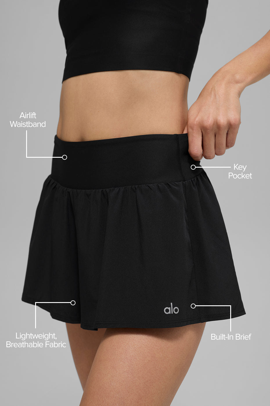 Victory Running Short - Black — photo 2