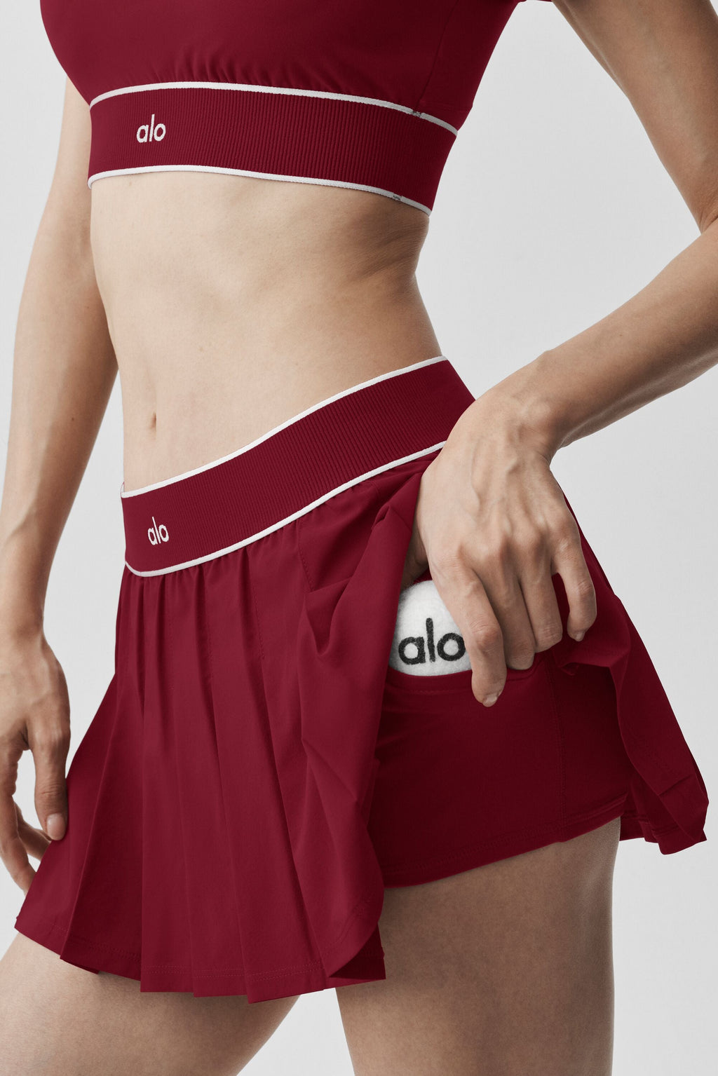 Low-Rise Amp It Up Tennis Skirt - Summer Romance Red — photo 2