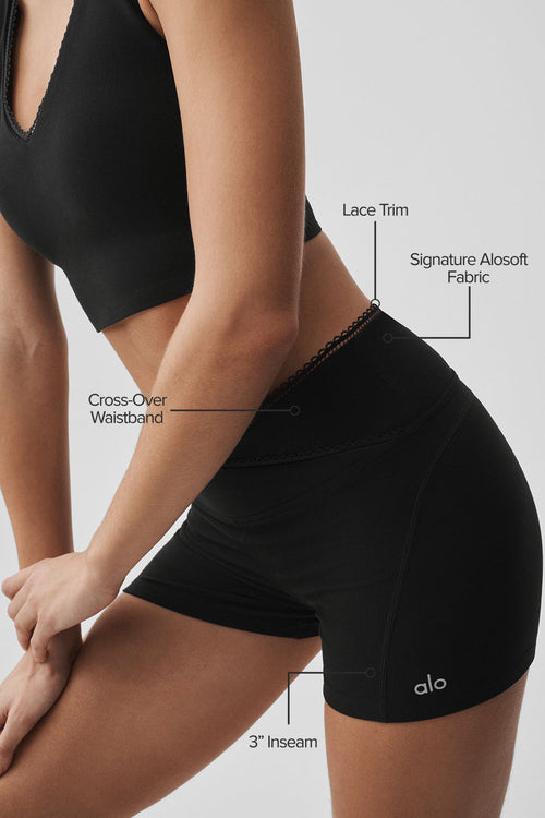 3" Alosoft Affection Short - Black — photo 2