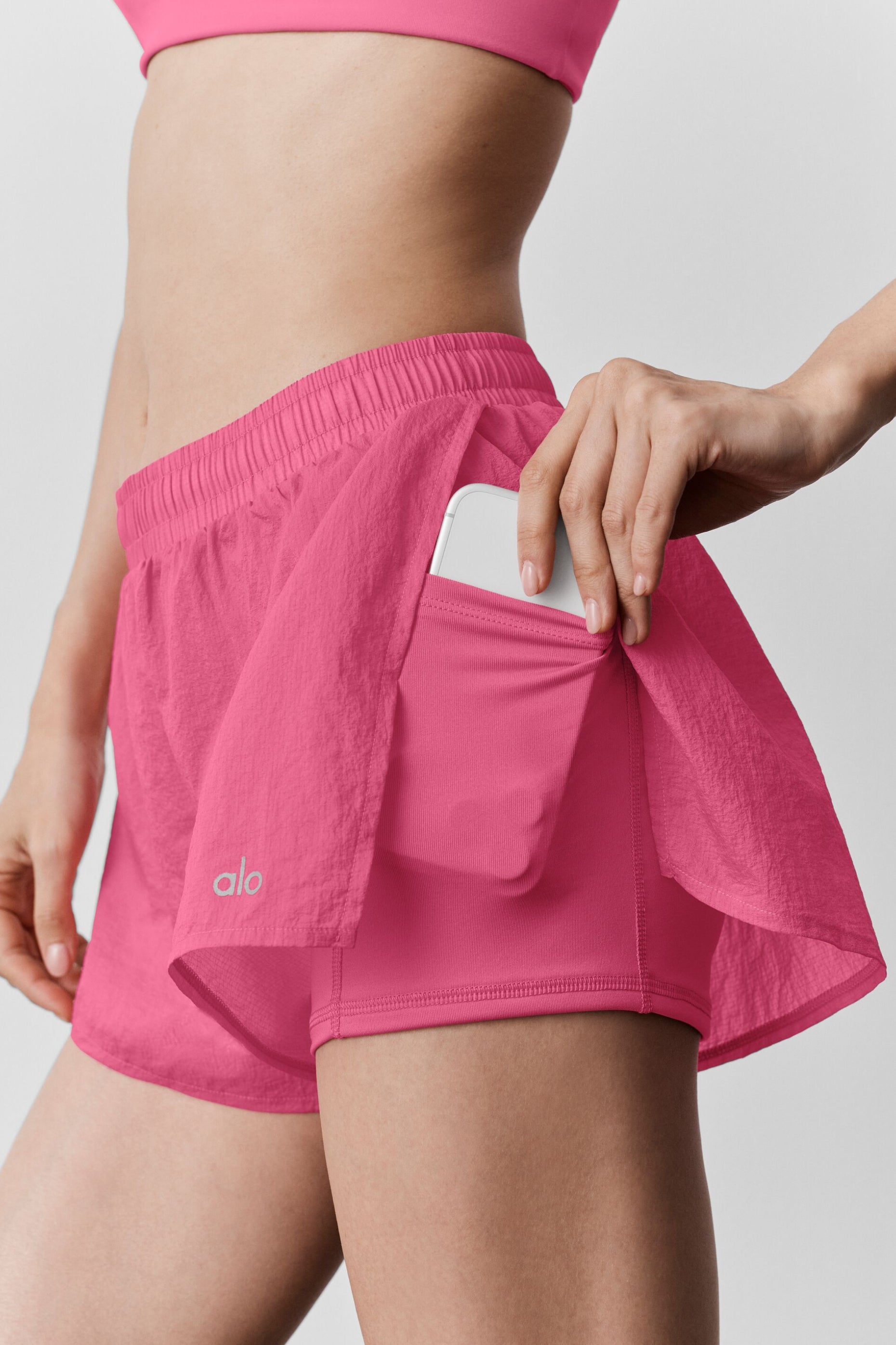 Mid-Rise Go Time Short - Paradise Pink — photo 4