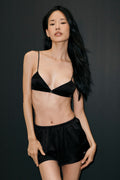 Silk Blend Radiance Short - Black — photo 1