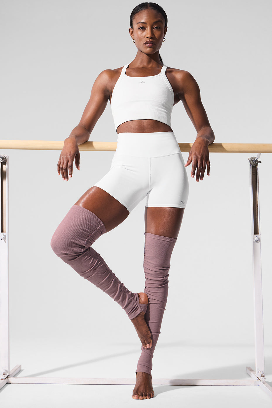 Goddess Leg Warmers - Smoky Quartz Heather — photo 2