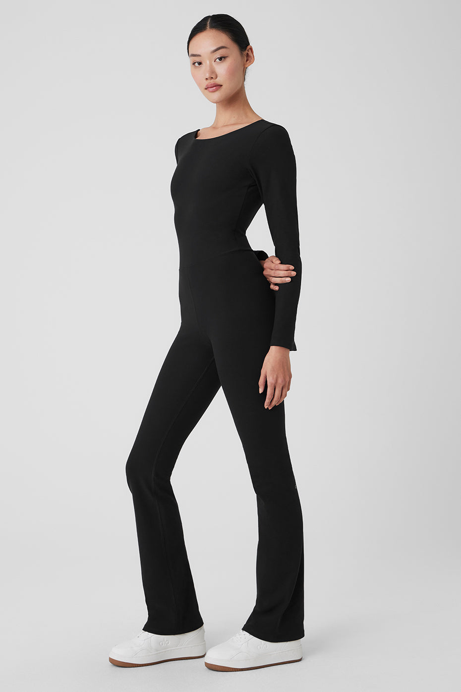 Alosoft Melody Full Length Bootcut Onesie - Black — photo 3