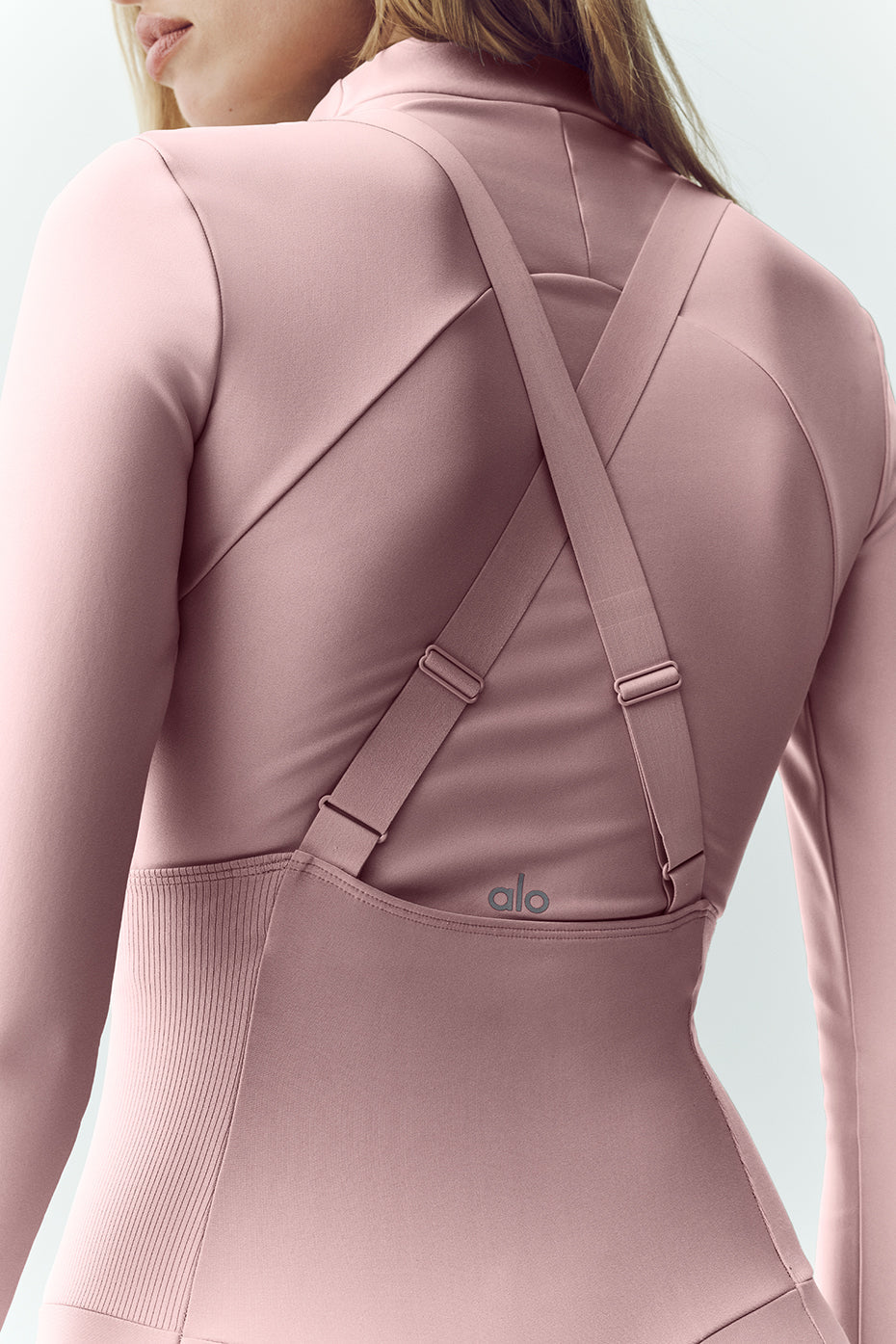Airlift Winter Warm Ski Time Bib - Pink Champagne — photo 4