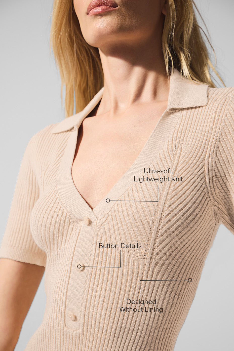 Supernatural Sweater Dress - Macadamia — photo 2