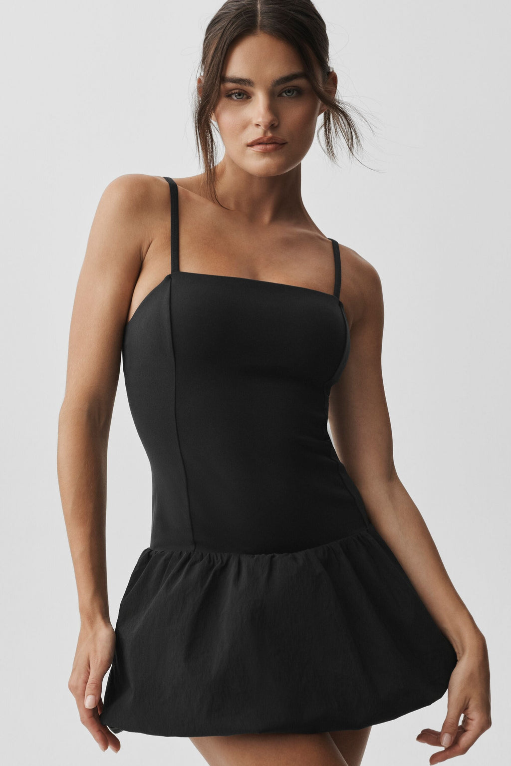 Airbrush Love Match Tennis Dress - Black — photo 1