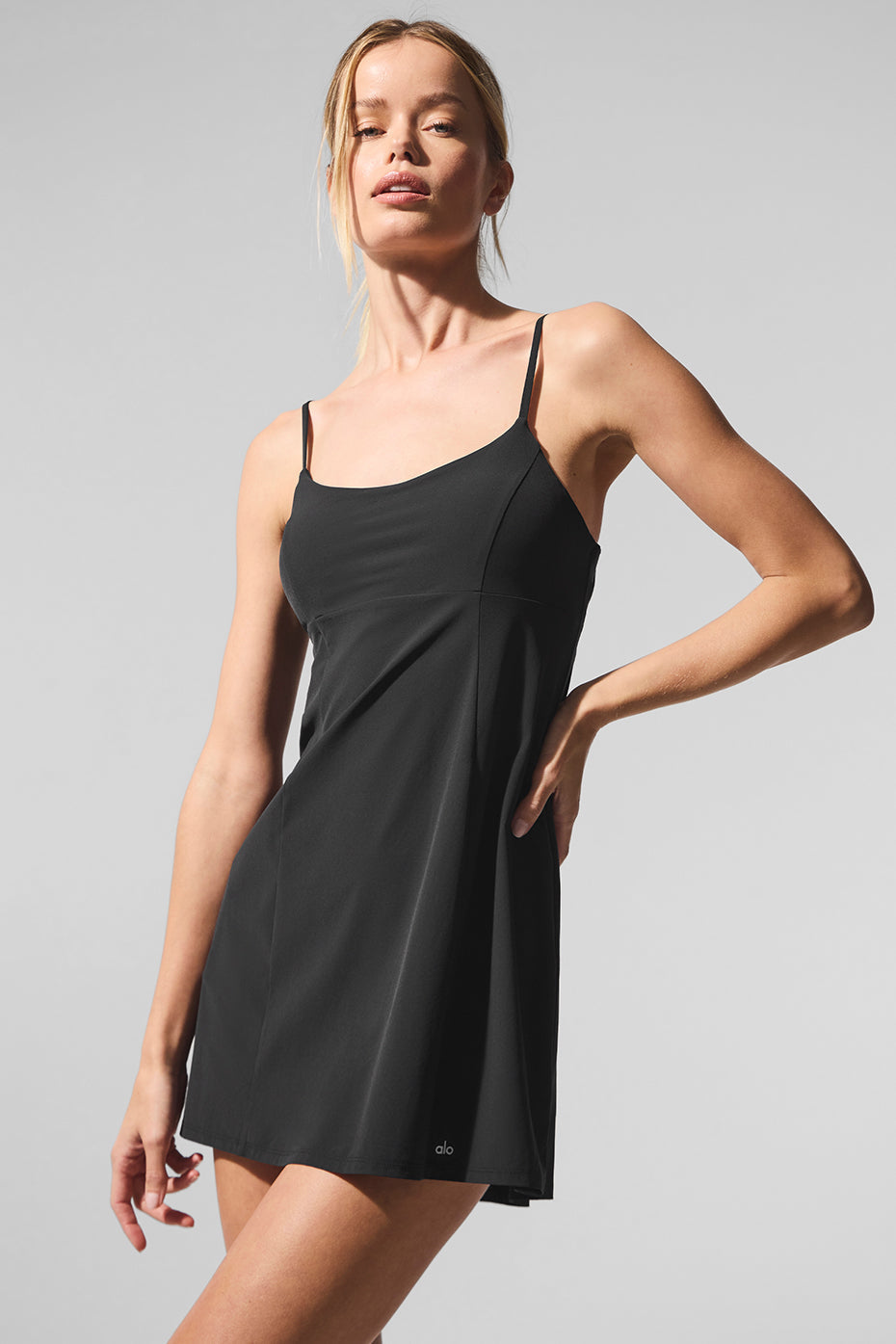 Breezy Tennis Dress - Black — photo 1