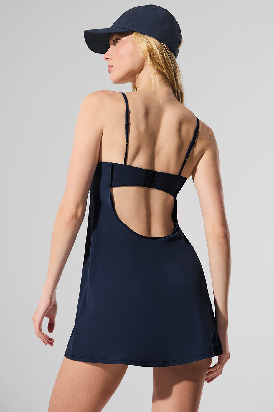 Breezy Tennis Dress - Navy — photo 4