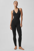 Airbrush Sparks Fly Corset Onesie - Black — photo 1
