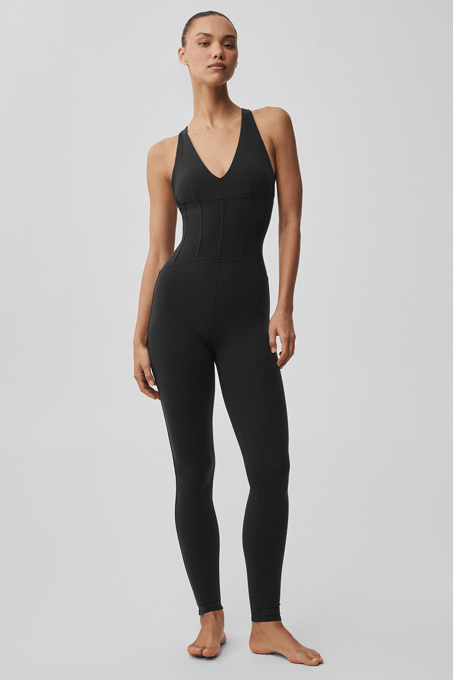 Airbrush Sparks Fly Corset Onesie - Black — photo 1