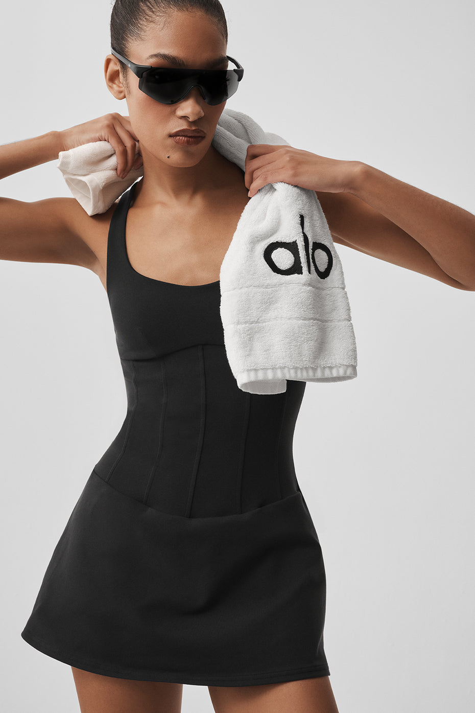 Airbrush Sparks Fly Corset Tennis Dress - Black — photo 1