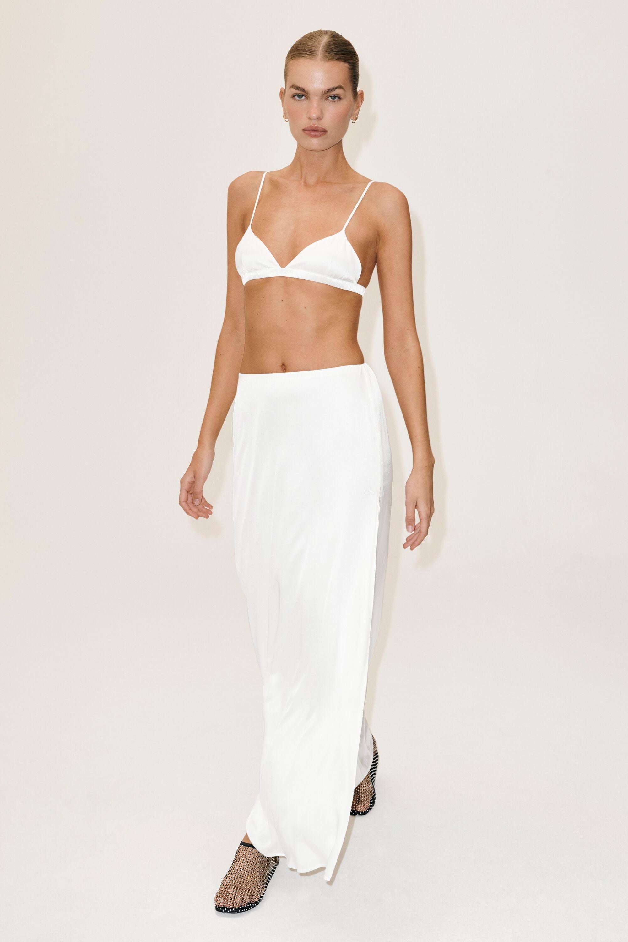 Silk Blend Radiance Bra - White — photo 4