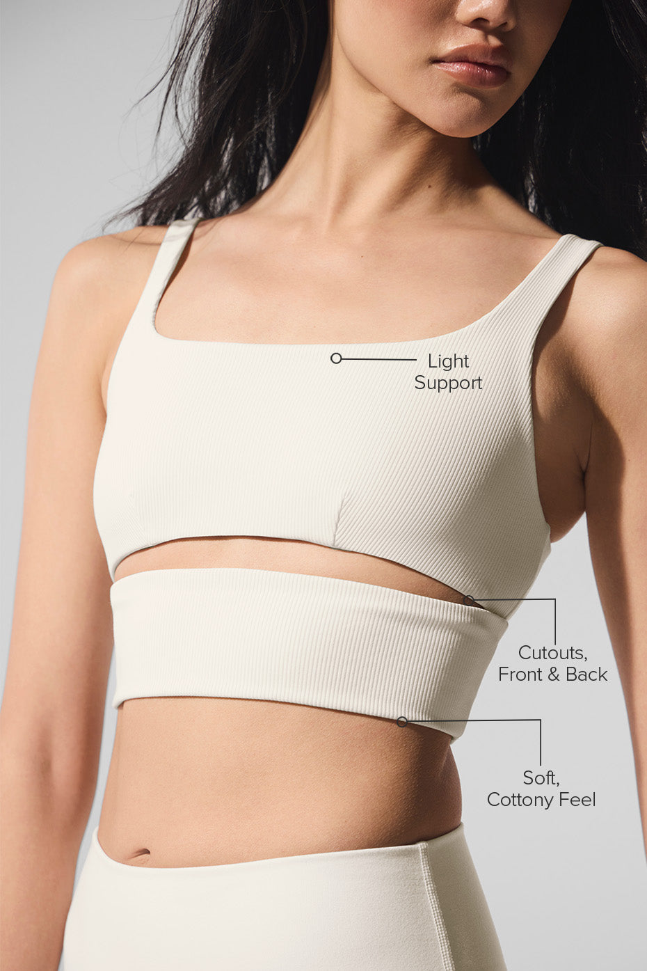 Slit Bra - Ivory — photo 2