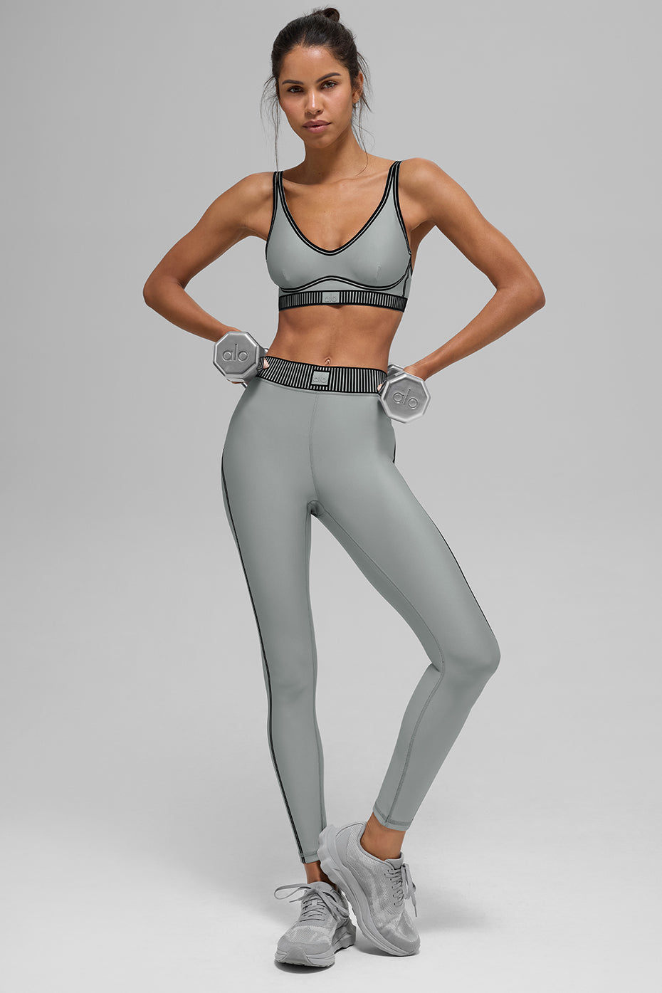 Airlift Line Up Bra - Lunar Grey — photo 5