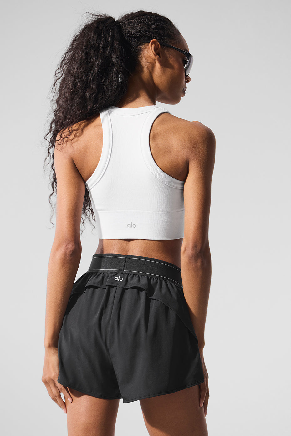 Seamless Delight High Neck Bra - White — photo 3