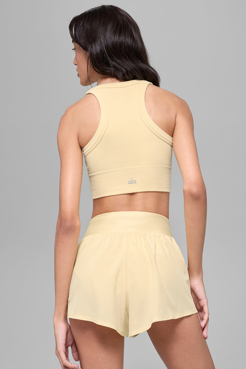 Seamless Delight High Neck Bra - Candlelight Yellow — photo 4