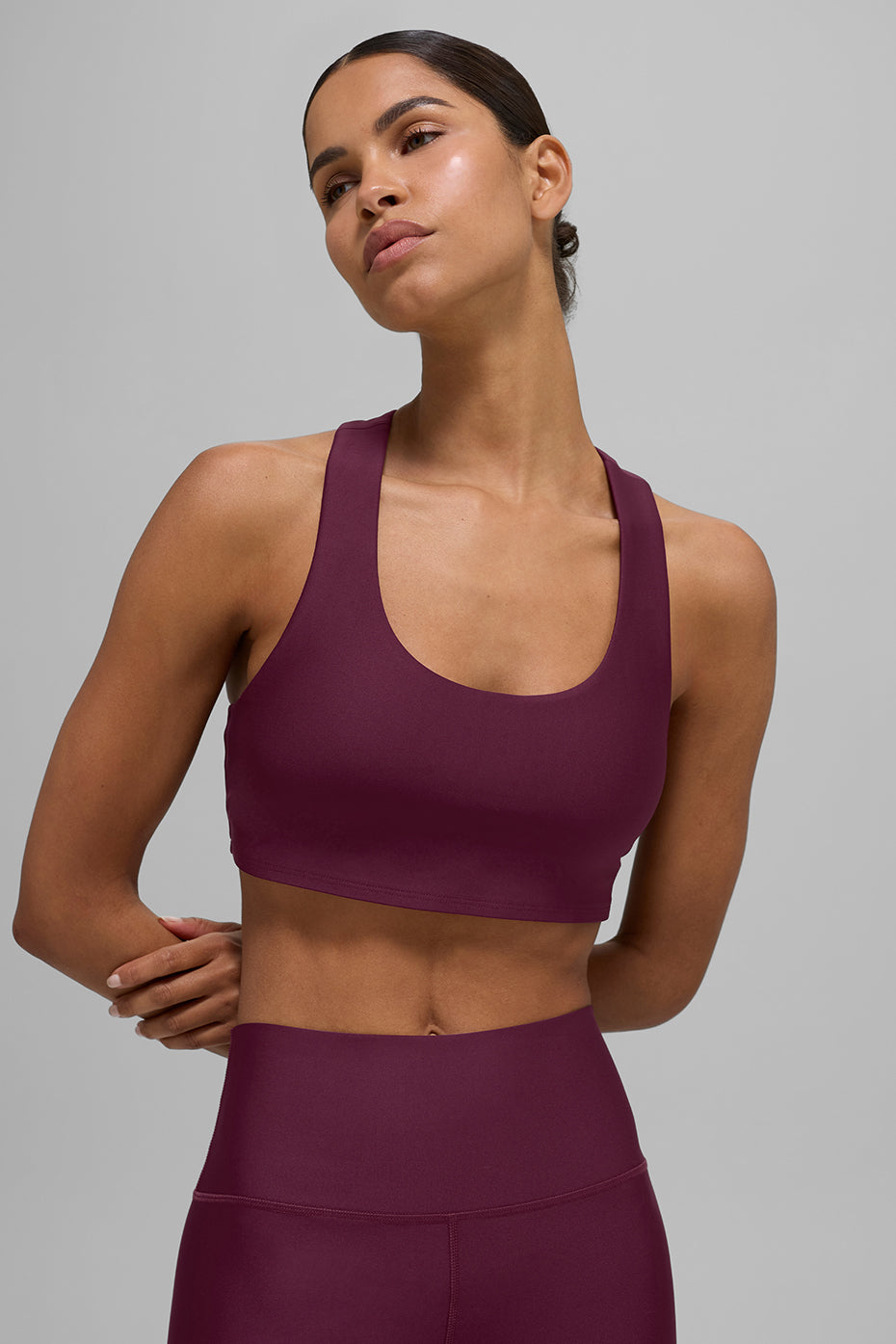 Airlift Advantage Racerback Bra - Burgundy — photo 3