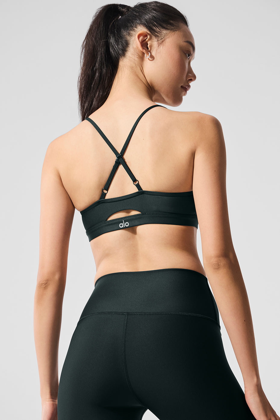Airlift Intrigue Bra - Charcoal Green — photo 2