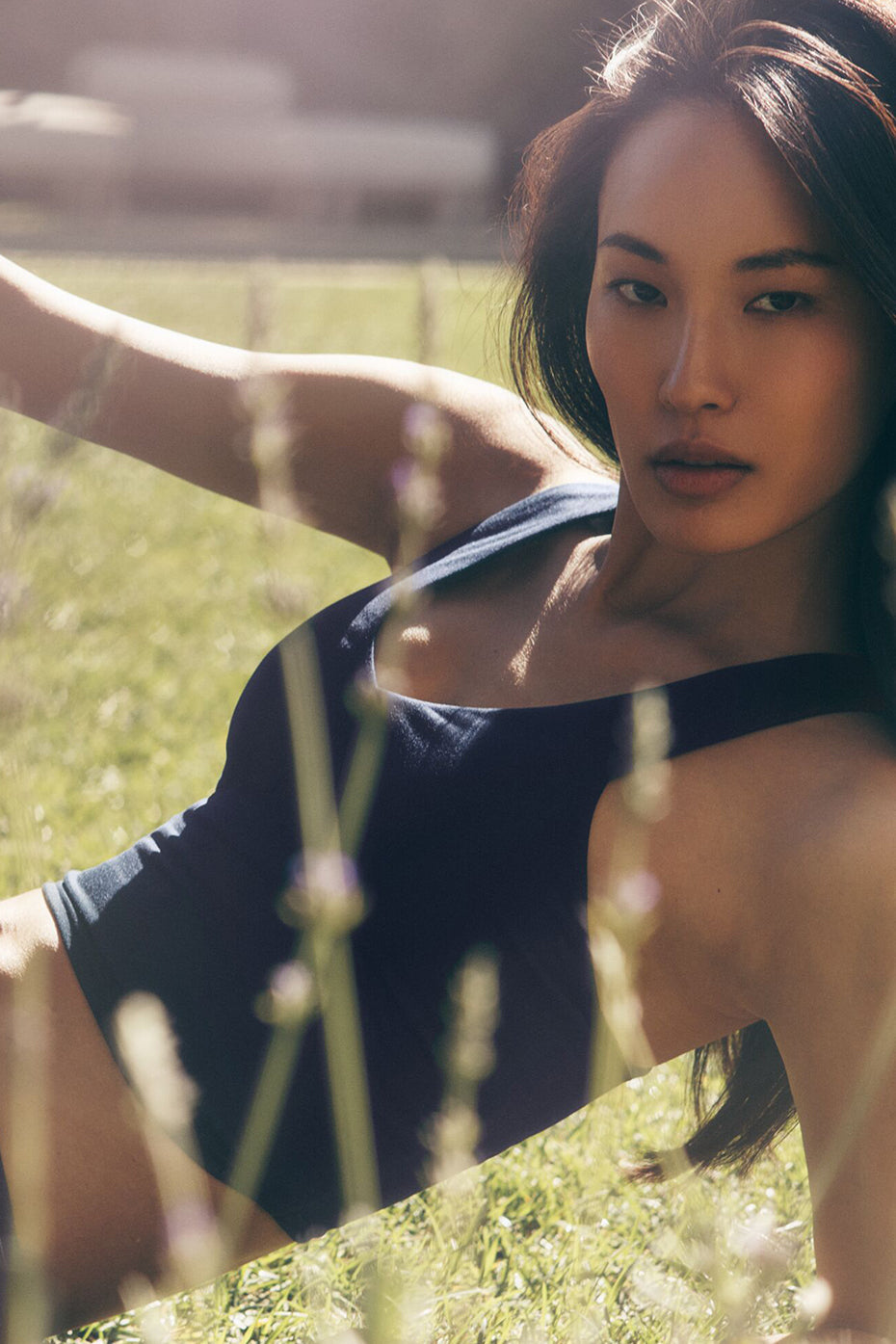 Airbrush Real Bra Tank - Navy — photo 1