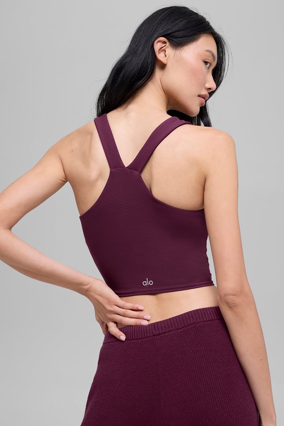 Airbrush Real Bra Tank - Burgundy — photo 3