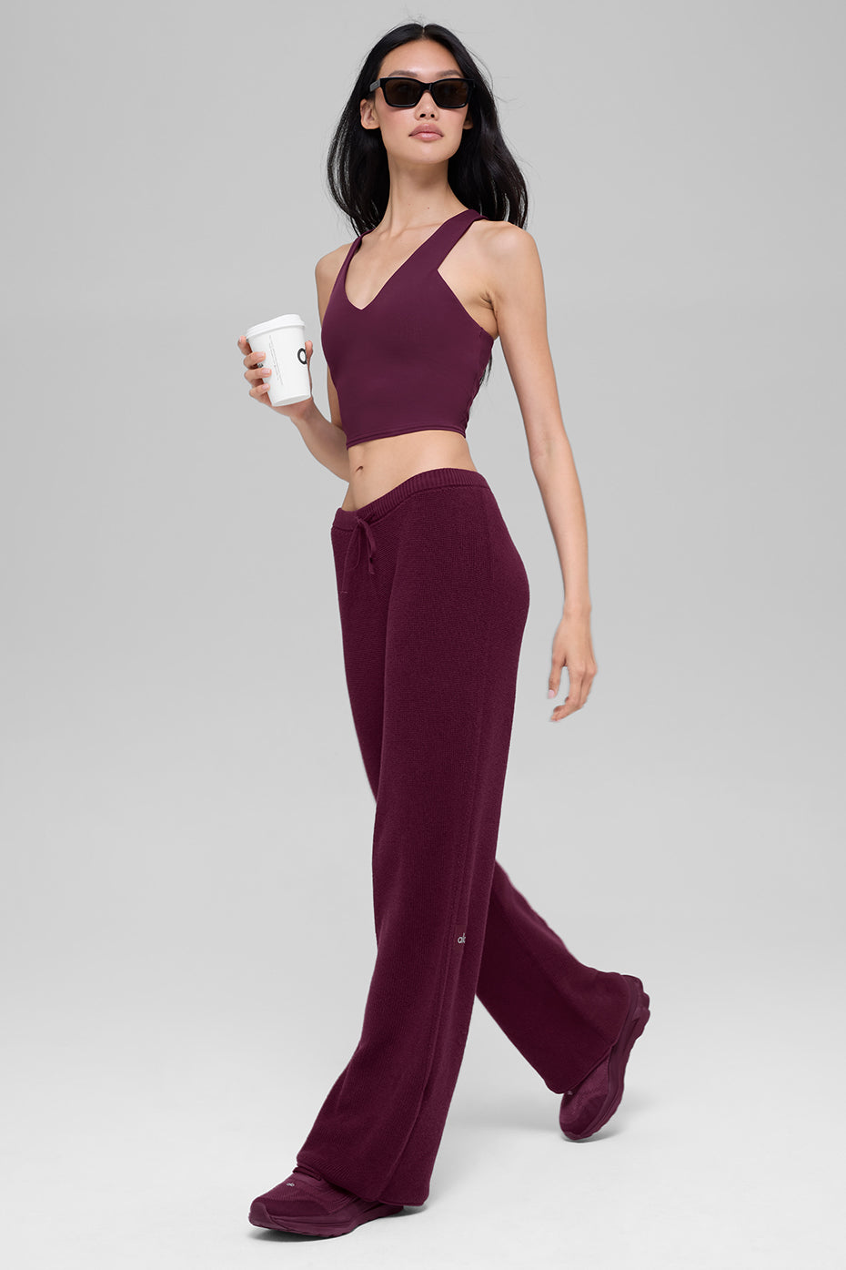 Airbrush Real Bra Tank - Burgundy — photo 5