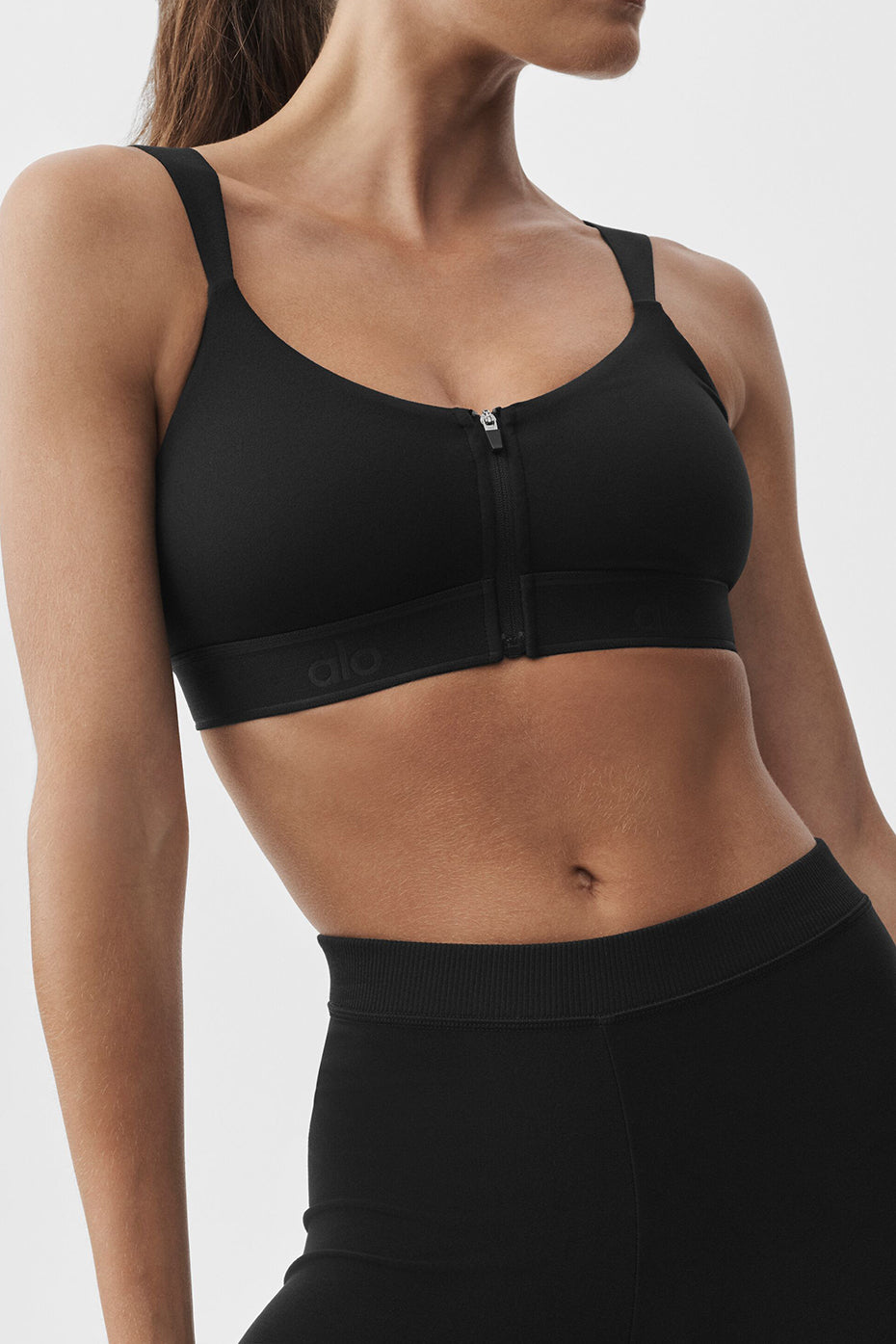 Alosoft Molded Showcase Bra - Black — photo 3
