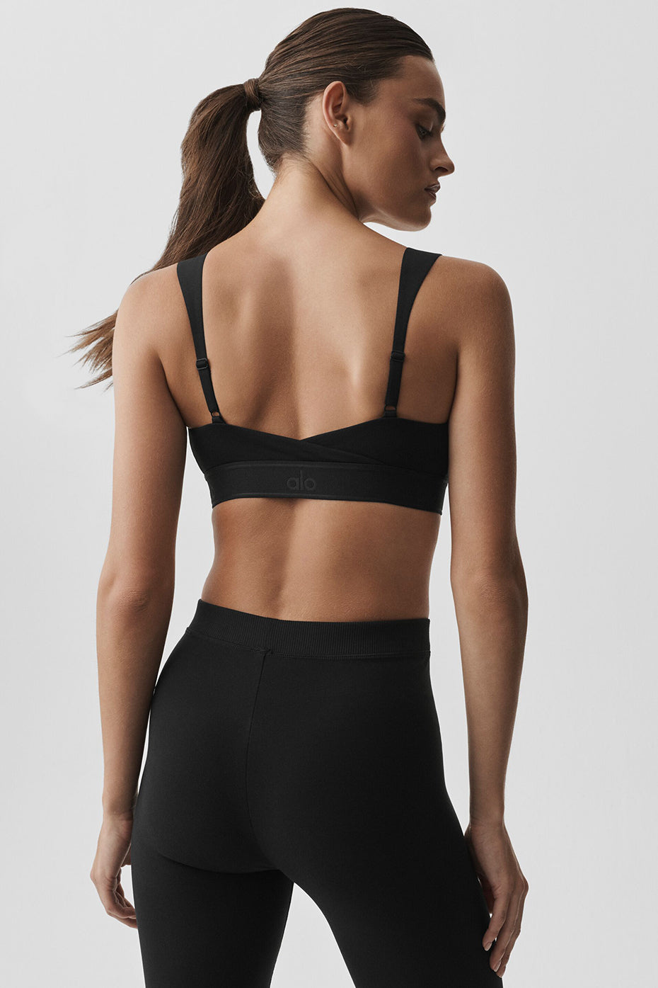 Alosoft Molded Showcase Bra - Black — photo 2