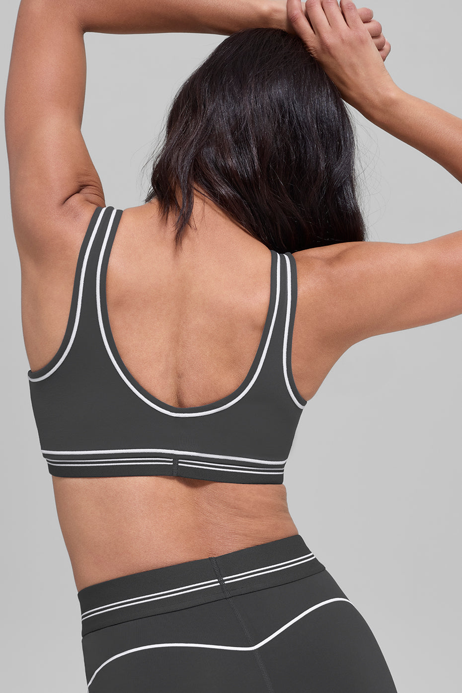 Airbrush Heart Throb Bra - Anthracite/White — photo 4