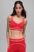 Airbrush Heart Throb Bra - Bright Red/White — photo 1