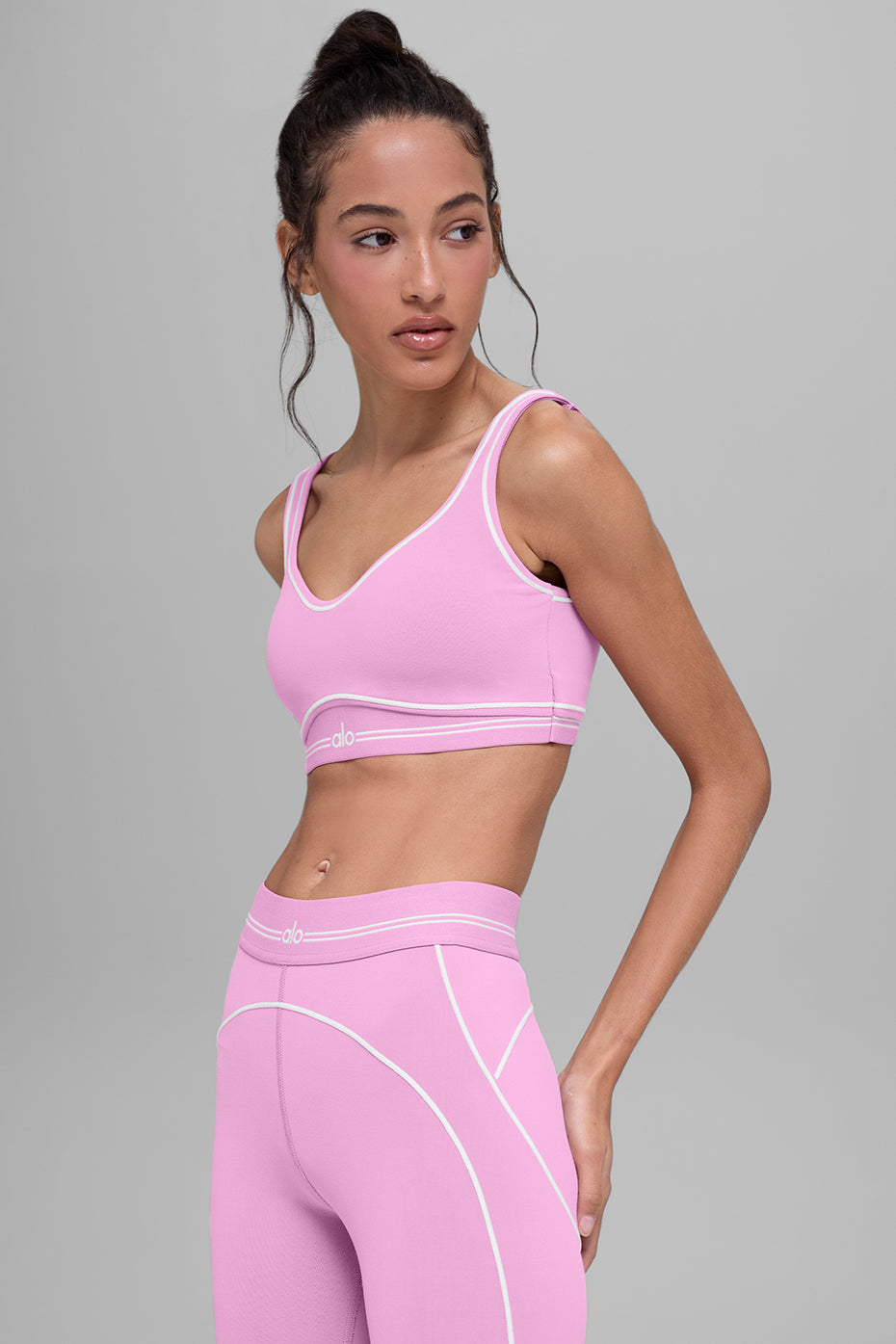 Airbrush Heart Throb Bra - Candy Heart Pink/White — photo 4