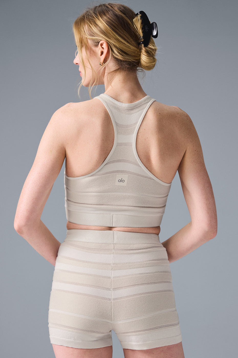 Sport Play Knit Bra - Ivory/Alabaster — photo 2